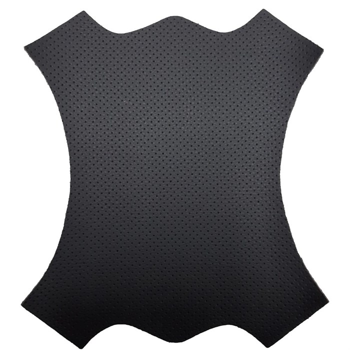 фото экокожи Altona черная псевдоперфорированная