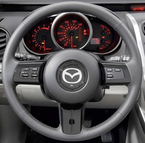 Оплетка на руль из натуральной кожи Mazda CX-7 I 2006-2009 3044