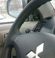 Оплетка на руль из натуральной кожи Mitsubishi L-200 IV 2006-2014 3056 - фото 10959