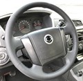 Оплетка на руль ssangyong из натуральной кожи фото